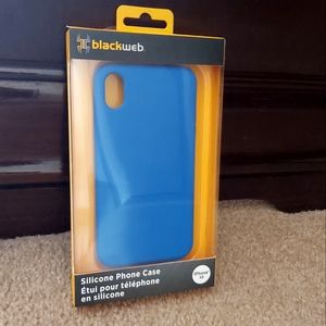 Blackweb Blue IPhone Xr Silicone Case